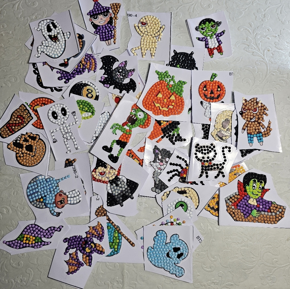 Monster Halloween Stickers